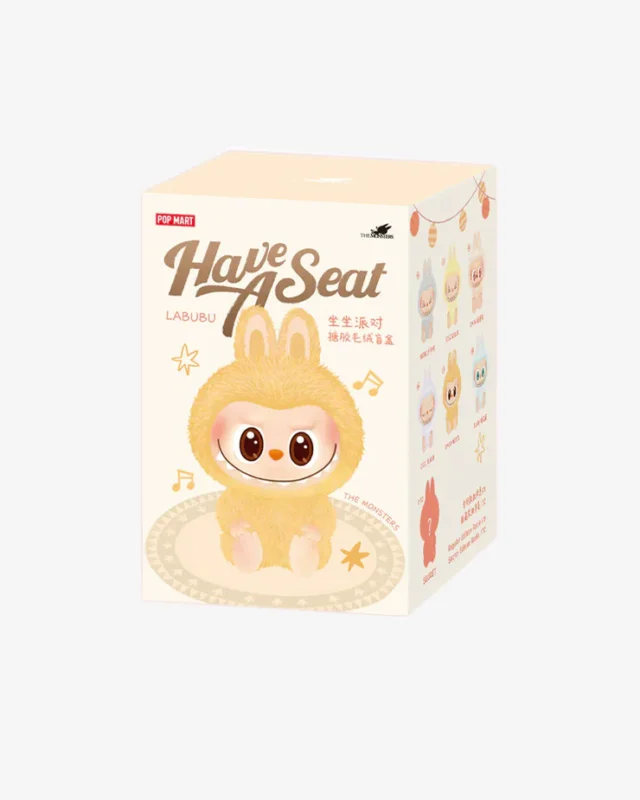 POP MART The Monsters Labubu Have A Seat Series Plush Pendant Blind Box