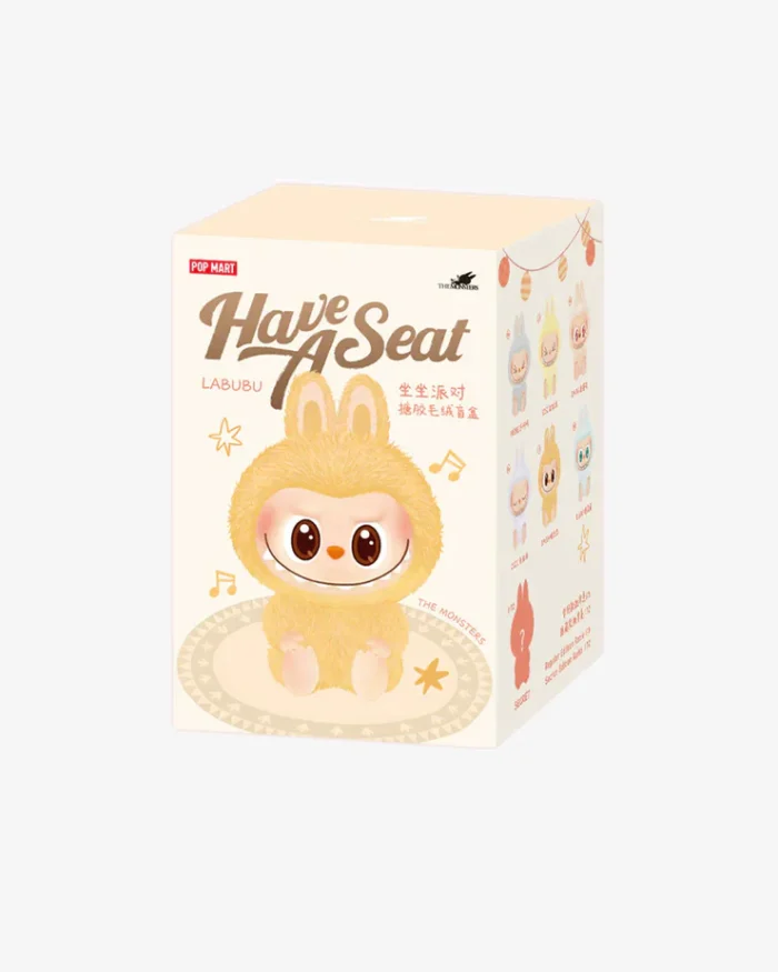 POP MART The Monsters Labubu Have A Seat Series Plush Pendant Blind Box